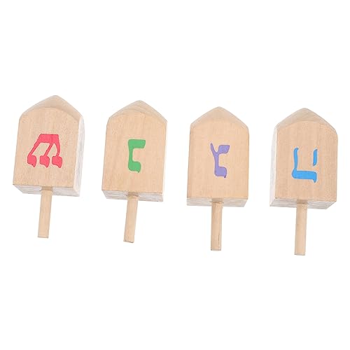 Kisangel 4Stücke Teiliges Holz Gyro Spielzeugset Für Kreatives Sicheres Und Interessantes Motorik Und Eltern Junge Mädchen Interaktion von Kisangel