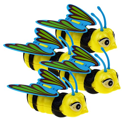 Kisangel 4Stücke Vintage Wind Up Bee Toys for Cute and Fun Springing Playset Metal for Creative Play and von Kisangel