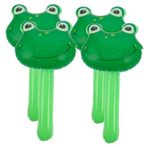 Kisangel 4pcs Aufblasbare Tiere Kleben Mit Schall Cartoon Frog -förmigem Blowing Party Hammer Aufblasbare Hammerspielzeug Frosch Ballon Sticks Für Geburtstagsfeier. Kisangel 4pcs Aufblasbare Tiere Kleben Mit Schall Cartoon Frog -förmigem Blowing Party Hammer Aufblasbare Hammerspielzeug Frosch Ballon Sticks Für Geburtstagsfeier. von Kisangel