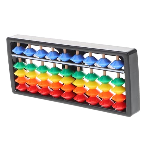 Kisangel 5 Farbige Abakus Perlen Abakus Mathematische Berechnung Mit Einem Abakus Reset Knopf Werkzeug Abakus Für Taschenrechner Rechenperle Kleiner Abakus Aus Kunststoff von Kisangel