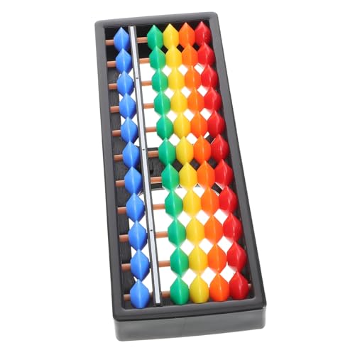 Kisangel 5 Farbige Abakus Perlen Abakus Werkzeug Mathematik Abakus Rechenperlen Abakus Mathematik Kleiner Abakus Lehrmittel Kein Knopf Abakus Abakus Aus Kunststoff von Kisangel
