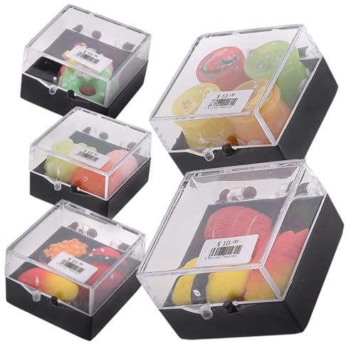 Kisangel 5 Kartons Gefälschtes Sushi-Modell Lebensechtes Essen Restaurant-Display-Requisiten Simulationsfutter Lifelartiges Lebensmittelmodell Winziges Essen Lebensmittelmodelle Plastik von Kisangel
