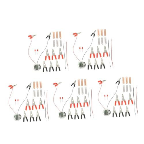Kisangel 5 Sätze DIY Obstbatterie Experimentierkit mit Kartoffeluhr Wissenschaftliches Lernspielzeug für Elektronik für Schule und Zuhause Fördert Neugier und Fähigkeiten von Kisangel