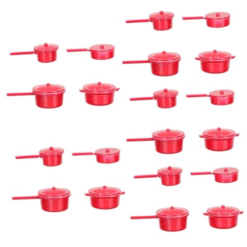 Kisangel 5 Sätze Miniatur Küchengeschirr Mini Entzückender Mini Topf Haushalt Mini Topf Dekoration Miniatur Topf Miniatur Möbel Topfmodell 4 Stücke * 5 von Kisangel