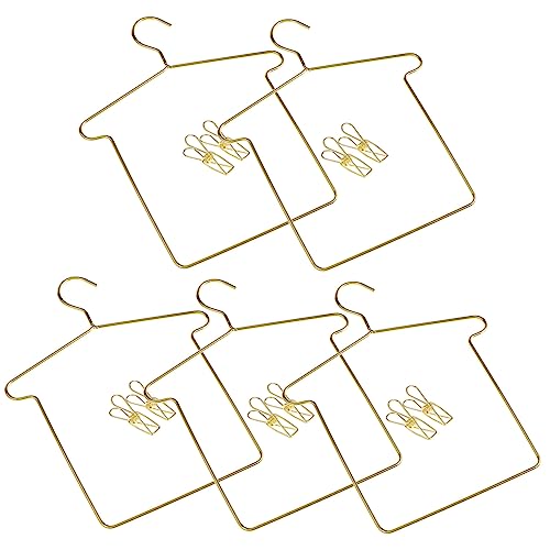 Kisangel 5 Sätze Puppenaufhänger Kleiderbügel Puppenkleidung Babybügel Mit Kleiderständer Mädchenbügel Babyhosenbügel Kleine Aufhänger 18 Puppenzubehör Miniaturlager Golden Eisen Kisangel 5 Sätze Puppenaufhänger Kleiderbügel Puppenkleidung Babybügel Mit Kleiderständer Mädchenbügel Babyhosenbügel Kleine Aufhänger 18 Puppenzubehör Miniaturlager Golden Eisen von Kisangel