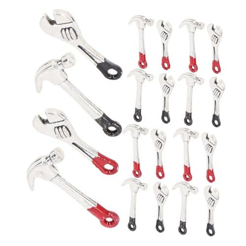 Kisangel 5 Sets Multifunktionales Kleines Werkzeug Puppenhaus Wartungsset Puppenhaus Hammerwerkzeuge Mini Haus Wartungswerkzeuge Dekorationszubehör Miniatur Bauwerkzeuge von Kisangel