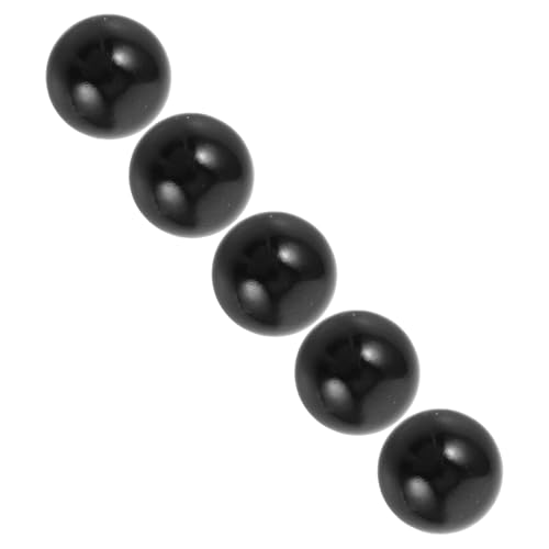 Kisangel 5 Stück Bälle Für Flipperautomaten Flipperautomat Miniatur-flipperautomaten Flipper Baseball-Flipper Flipper-Spiel Flipper in Voller Größe Plastik Black von Kisangel