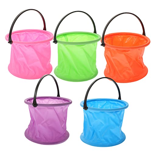 Kisangel 5 Stück Eimer Foldable Bucket wassercontainer sandwanne Wasserbehälter putzkübel wiederverwendbar sauber klein waschen Campingzubehör Kochen tragbares Wasserbecken Waschbecken PVC Kisangel 5 Stück Eimer Foldable Bucket wassercontainer sandwanne Wasserbehälter putzkübel wiederverwendbar sauber klein waschen Campingzubehör Kochen tragbares Wasserbecken Waschbecken PVC von Kisangel