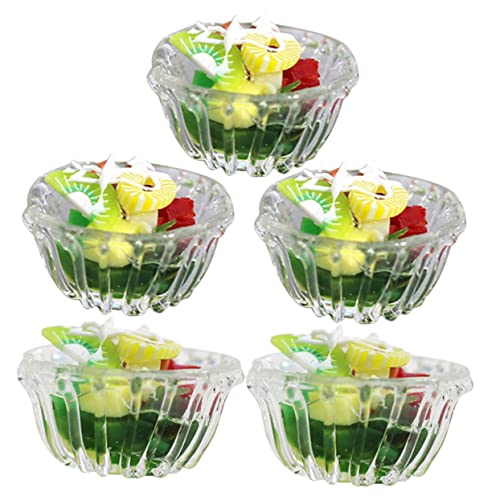 Kisangel Jungen- Und Mädchenfreundliches Miniatur-salatspielzeug 5-teiliges Spielzeuglebensmittel Für Die Rollenspielküche von Kisangel