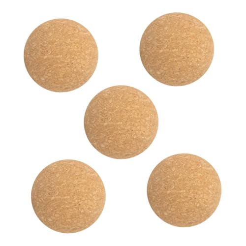 Kisangel 5 Stück Holz Tischfußballbälle Ersatzbälle für Standard Tischkicker Interaktive Desktop Fußball Spielbälle aus Leichtem Holz für Fußball Spiel Zubehör von Kisangel