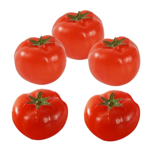 Kisangel 5 Stück Kirschtomatenmodell Wunder- Modelle Gefälschte Minitomate Simulierte Tomaten Simulation Tomatenminiatur Künstliches Tomatendekor Mini-Tomaten PVC Rot Kisangel 5 Stück Kirschtomatenmodell Wunder- Modelle Gefälschte Minitomate Simulierte Tomaten Simulation Tomatenminiatur Künstliches Tomatendekor Mini-Tomaten PVC Rot von Kisangel
