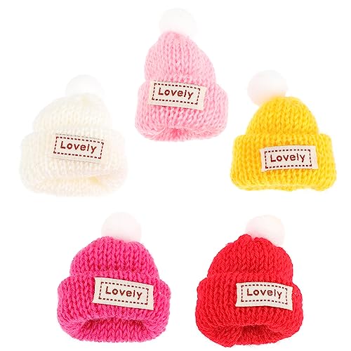 Kisangel 5 Stück Kleiner Hut -DIY -materialzubehör Zubehör Für Minihüte Weihnachten Miniaturhut Weihnachts-mini-Hut Kleine Strickmützen Wolle DIY Strickmützen Handwerk Winzig Mini-hüte Garn Kisangel 5 Stück Kleiner Hut -DIY -materialzubehör Zubehör Für Minihüte Weihnachten Miniaturhut Weihnachts-mini-Hut Kleine Strickmützen Wolle DIY Strickmützen Handwerk Winzig Mini-hüte Garn von Kisangel