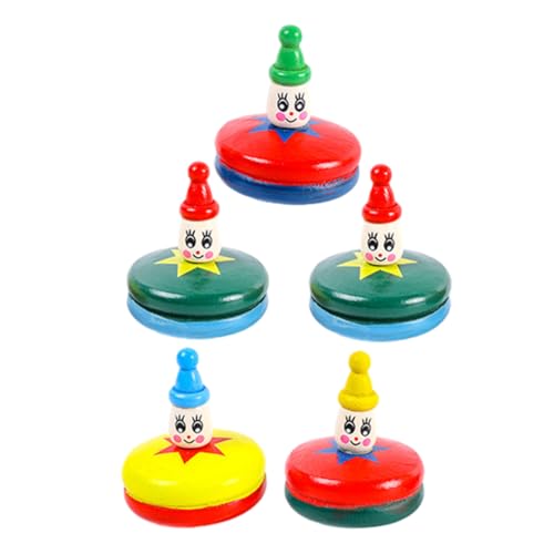 Kisangel 5 Stück Kreisel Gyroskop MINI Inertial Gyroscop kleine Spielsachen hölzern Kisangel 5 Stück Kreisel Gyroskop MINI Inertial Gyroscop kleine Spielsachen hölzern von Kisangel