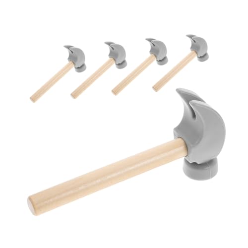 Kisangel 5 Stück Lernspielzeug Für Kleinkind Werkzeuge Kinderhammer Kleinkind Konstruktionsspielzeug Kinderhammer Spielzeughammer Richterhammer Spielzeughämmer Holz Grau Kisangel 5 Stück Lernspielzeug Für Kleinkind Werkzeuge Kinderhammer Kleinkind Konstruktionsspielzeug Kinderhammer Spielzeughammer Richterhammer Spielzeughämmer Holz Grau von Kisangel