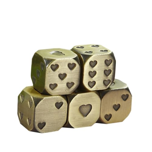 Kisangel 5 Stück Liebeswürfel Brettspielwürfel Kleine Zahlen Party Herzwürfel Metall Tischspielwürfel Abgerundete Ecken Metallwürfel Abgerundete Ecken 13 Mm Würfelspiel Kisangel 5 Stück Liebeswürfel Brettspielwürfel Kleine Zahlen Party Herzwürfel Metall Tischspielwürfel Abgerundete Ecken Metallwürfel Abgerundete Ecken 13 Mm Würfelspiel von Kisangel