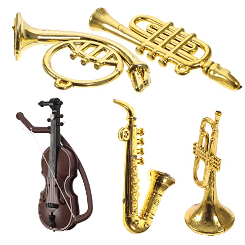 Kisangel 5 Stück Mini-Musikinstrumentenmodell Bausätze Puppenhaus-Miniaturgitarre Dekoration für kinderspielzeug Mini-Instrumente Puppenhaus-Miniinstrumente Plastik Kisangel 5 Stück Mini-Musikinstrumentenmodell Bausätze Puppenhaus-Miniaturgitarre Dekoration für kinderspielzeug Mini-Instrumente Puppenhaus-Miniinstrumente Plastik von Kisangel