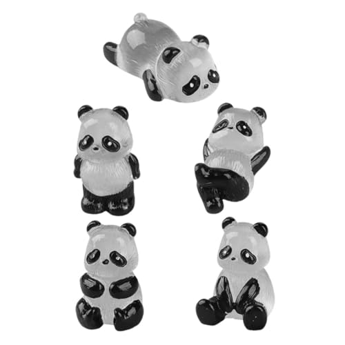 Kisangel 5 Stück Mini Panda Figuren aus Resin Leuchtend im Dunkeln Detailreiche Miniatur Tierfiguren Langlebig und Wetterfest für Garten Bonsai DIY Dekoration und Feengärten Kisangel 5 Stück Mini Panda Figuren aus Resin Leuchtend im Dunkeln Detailreiche Miniatur Tierfiguren Langlebig und Wetterfest für Garten Bonsai DIY Dekoration und Feengärten von Kisangel
