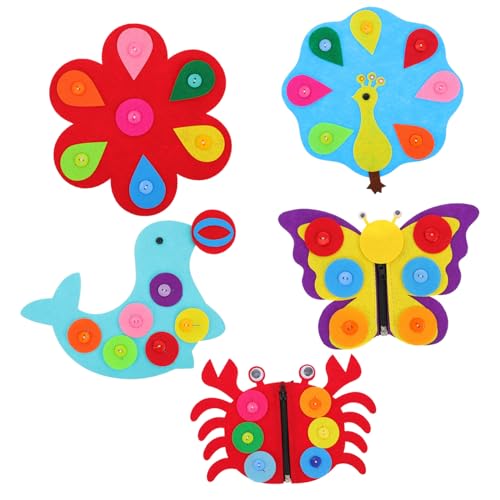 Kisangel 5 Stück Mit Reiß Verschluss Knöpfen Knopfleiste Für Kleinkinder Schaltflächenbrett Für Vorschulkinder Pädagogisches Button-Board- Kinderknopf Stoffbrett Kisangel 5 Stück Mit Reiß Verschluss Knöpfen Knopfleiste Für Kleinkinder Schaltflächenbrett Für Vorschulkinder Pädagogisches Button-Board- Kinderknopf Stoffbrett von Kisangel