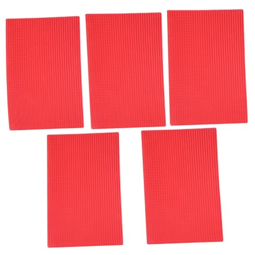 Kisangel 5 Stück Modelldekoration Simulierte Kleine Dachziegel Miniatur Gartendachziegel Kleine Dachziegelmodelle Sandtisch Dachziegel Gefälschte Dachziegelmodelle Mini Dachziegel Rotes von Kisangel