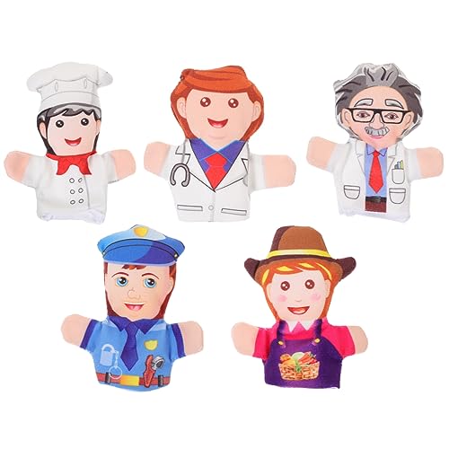 Kisangel 5 Stück Professionelle Puppenpuppen Handpuppe Niedliche Fingerpuppen Kinderpuppe Fingerpuppen Fingerpuppen Geschichtenerzählende Fingerpuppen PP Baumwolle Kisangel 5 Stück Professionelle Puppenpuppen Handpuppe Niedliche Fingerpuppen Kinderpuppe Fingerpuppen Fingerpuppen Geschichtenerzählende Fingerpuppen PP Baumwolle von Kisangel