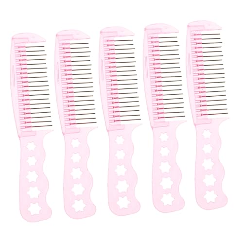 Kisangel 5 Stück Puppen-perückenbürste, Synthetische Perückenbürste, Puppenhaar-zubehör, Damen-haarbürste, Lockiger Bang, Synthetische Perücke, Drahtbürste, Haarsträhnen-pflegeset Kisangel 5 Stück Puppen-perückenbürste, Synthetische Perückenbürste, Puppenhaar-zubehör, Damen-haarbürste, Lockiger Bang, Synthetische Perücke, Drahtbürste, Haarsträhnen-pflegeset von Kisangel