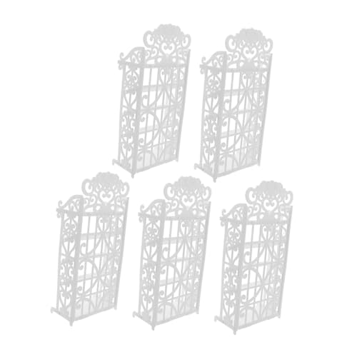 Kisangel 5 Stück Puppenschuhschrank Puppensandalen Organizer Ausgehöhltes Puppenregal Wiederverwendbar Puppenmöbel Schuhaufbewahrungsregal Schuhregalschrank Puppensandalen Regal von Kisangel
