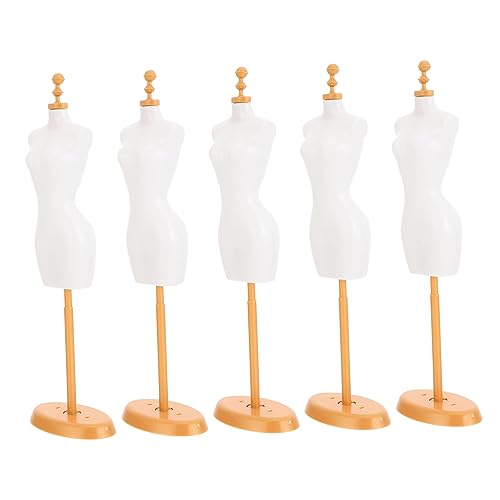 Kisangel 5 Stück Puppenständer einstellbar Perückenkopfständer mit Schaufensterpuppenkopf Steht Puppenkleiderständer Mini -Schaufensterpuppe Stand Mini-Mannequin-Unterstützung Plastik Weiß Kisangel 5 Stück Puppenständer einstellbar Perückenkopfständer mit Schaufensterpuppenkopf Steht Puppenkleiderständer Mini -Schaufensterpuppe Stand Mini-Mannequin-Unterstützung Plastik Weiß von Kisangel