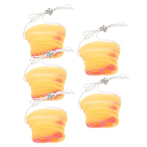 Kisangel 5 Stück Schweinenasen -Requisiten realistisch Halloween Schnauze Dekorationen Kostümnase gefälschte Tiernase Tierrequisite verkleiden Cosplay-Tiernase Vinyl von Kisangel