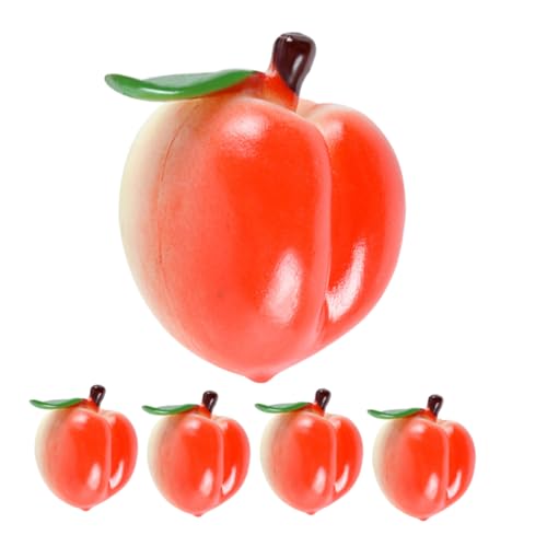 Kisangel 5 Stück Simuliertes Pfirsichmodell Miniatur farbig Simulation klein realistisches Pfirsichmodell Pfirsichspielzeug für Bastel-Pfirsichmodell PVC rot Kisangel 5 Stück Simuliertes Pfirsichmodell Miniatur farbig Simulation klein realistisches Pfirsichmodell Pfirsichspielzeug für Bastel-Pfirsichmodell PVC rot von Kisangel