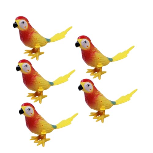 Kisangel 5 Stück Springendes Papageienspielzeug Spielzeugtiere Vogel Uhrwerk- für Papageienspielzeug zum Aufziehen Uhrwerk Kinderspielzeug Abs Kisangel 5 Stück Springendes Papageienspielzeug Spielzeugtiere Vogel Uhrwerk- für Papageienspielzeug zum Aufziehen Uhrwerk Kinderspielzeug Abs von Kisangel