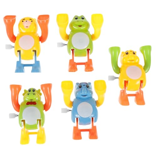 Kisangel 5 Stück Teiliges Aufziehspielzeug für Lustige und Interessante Spielzeuge mit Witzigen Designs für Drinnen und Draußen Farben und Zufällig von Kisangel