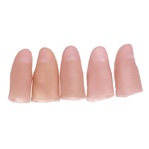 Kisangel 5 Stück Teiliges Finger Realistische Daumenabdeckungen für Kreative Tricks und Spaß für Erwachsene Leicht und Tragbar Langlebig und Mehrfach Verwendbar Kisangel 5 Stück Teiliges Finger Realistische Daumenabdeckungen für Kreative Tricks und Spaß für Erwachsene Leicht und Tragbar Langlebig und Mehrfach Verwendbar von Kisangel