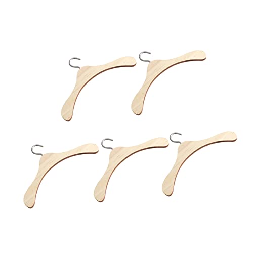 Kisangel 5 Stück Teiliges Holzkleiderbügel für Puppen mit Metallhaken Glatte Oberfläche Langlebig für Puppenschrank Zubehör und Puppenhaus Organisation Kisangel 5 Stück Teiliges Holzkleiderbügel für Puppen mit Metallhaken Glatte Oberfläche Langlebig für Puppenschrank Zubehör und Puppenhaus Organisation von Kisangel