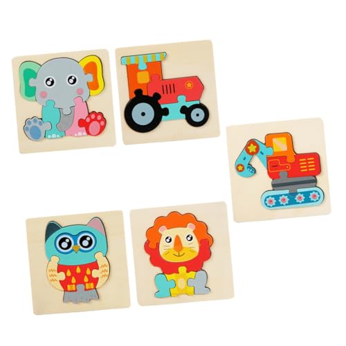 Kisangel 5 Stück Teiliges Holzpuzzle für Tierische Lernspielzeuge Gedächtnis für Vorschulkinder und Kleinkinder zur Stärkung der Eltern Junge Mädchen Bindung Kisangel 5 Stück Teiliges Holzpuzzle für Tierische Lernspielzeuge Gedächtnis für Vorschulkinder und Kleinkinder zur Stärkung der Eltern Junge Mädchen Bindung von Kisangel