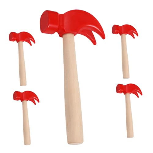 Kisangel 5 Stück Teiliges Holzspielzeug Hämmer Realistisch Gestaltet Pädagogisch für Ab Jahren für Fantasievolles BAU Reparaturszenarien Eltern Junge Mädchen interaktion Kisangel 5 Stück Teiliges Holzspielzeug Hämmer Realistisch Gestaltet Pädagogisch für Ab Jahren für Fantasievolles BAU Reparaturszenarien Eltern Junge Mädchen interaktion von Kisangel