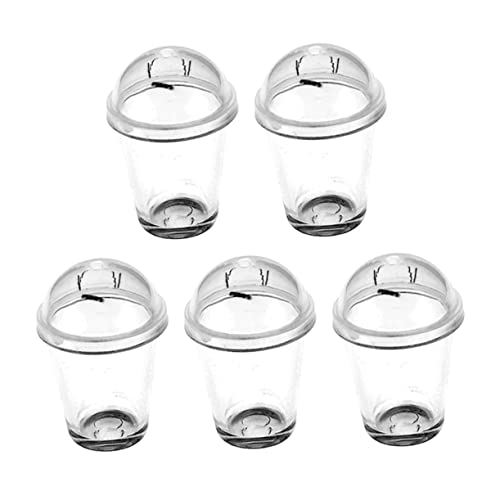 Kisangel 5 Stück Teiliges Miniatur Trinkbecher Realistisches Milchtee und Kaffeetassenmodell aus Transparentem Detailreiche Miniatur Küche Dekoration Mini Haus Accessoires Kisangel 5 Stück Teiliges Miniatur Trinkbecher Realistisches Milchtee und Kaffeetassenmodell aus Transparentem Detailreiche Miniatur Küche Dekoration Mini Haus Accessoires von Kisangel