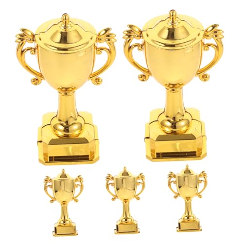 Kisangel 5 Stück Teiliges Miniatur Trophäen aus Vielseitige Kuchen Deko Langlebige Party Dekoration für Wettbewerbe Geburtstage und DIY Bastelprojekte Geeignet für Innen und Außenbereich Kisangel 5 Stück Teiliges Miniatur Trophäen aus Vielseitige Kuchen Deko Langlebige Party Dekoration für Wettbewerbe Geburtstage und DIY Bastelprojekte Geeignet für Innen und Außenbereich von Kisangel