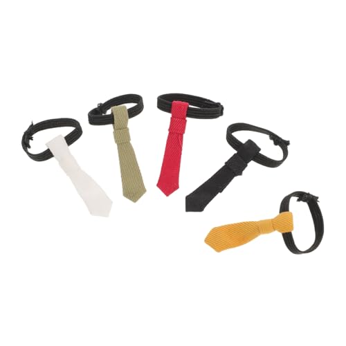 Kisangel 5 Stück Teiliges Miniatur-bjd-Puppen-Herren-Kragen Bunte Baumwoll-Dollhouse-Krawatten Vielseitige Puppenbekleidung Zubehör für DIY Festliche Anlässe und Puppenhaus-Dekoration Kisangel 5 Stück Teiliges Miniatur-bjd-Puppen-Herren-Kragen Bunte Baumwoll-Dollhouse-Krawatten Vielseitige Puppenbekleidung Zubehör für DIY Festliche Anlässe und Puppenhaus-Dekoration von Kisangel