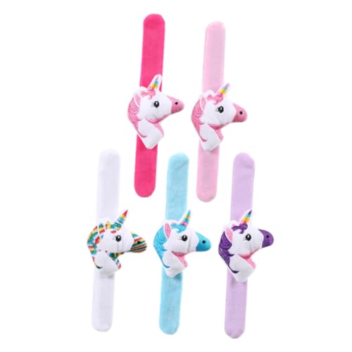 Kisangel 5 Stück Teiliges Plüsch Einhorn Schnapparmband Weiche Kuschelarmbänder in Gemischten Farben Leichte Tiermotiv Armbänder als Partygeschenk für Kindergeburtstage und Festtagsfeiern Kisangel 5 Stück Teiliges Plüsch Einhorn Schnapparmband Weiche Kuschelarmbänder in Gemischten Farben Leichte Tiermotiv Armbänder als Partygeschenk für Kindergeburtstage und Festtagsfeiern von Kisangel