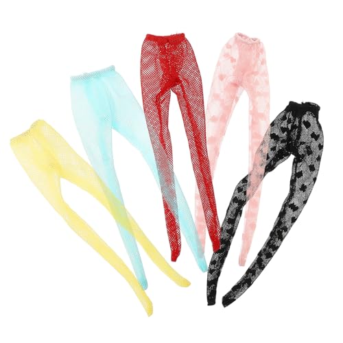 Kisangel 5 Stück Teiliges Puppen Strumpfset Mädchen Strümpfe Bunte Netz und Herzmuster Leichte Kompakte Puppenbekleidung für DIY Spielzeugpuppen zum Ankleiden und Sammeln Kisangel 5 Stück Teiliges Puppen Strumpfset Mädchen Strümpfe Bunte Netz und Herzmuster Leichte Kompakte Puppenbekleidung für DIY Spielzeugpuppen zum Ankleiden und Sammeln von Kisangel