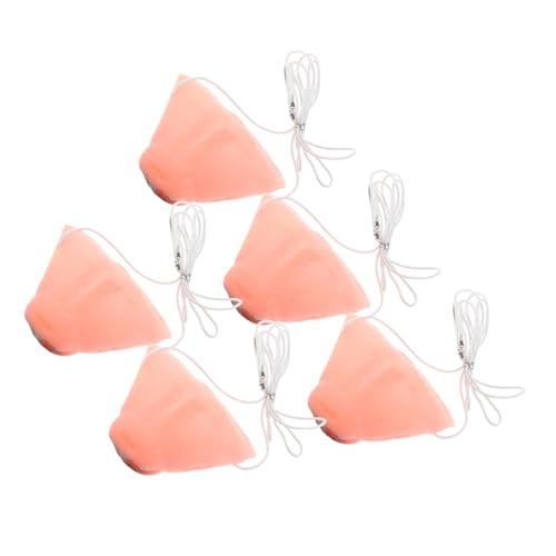 Kisangel 5 Stück Teiliges Realistische Hundnase Cosplay Tierkostüm Zubehör für Karneval Halloween Tierparty Bühnenauftritte Langlebig und Passend für Verschiedene Nasengrößen von Kisangel