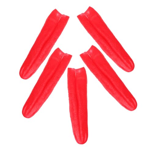 Kisangel 5 Stück Teiliges Realistische Rote Lange Zungen-Requisiten Lebensecht Leicht und Tragbar Langlebig für Halloween-streiche Bühnenauftritte Cosplay und Zauberertricks von Kisangel