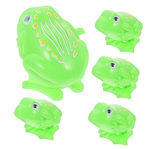 Kisangel 5 Stück Uhrwerk-Frosch- kinderspielzeug Springspielzeug für frühes Lernen aufziehen Party für Feinmotorik Uhrwerk Aufziehspielzeug Plastik Green Kisangel 5 Stück Uhrwerk-Frosch- kinderspielzeug Springspielzeug für frühes Lernen aufziehen Party für Feinmotorik Uhrwerk Aufziehspielzeug Plastik Green von Kisangel