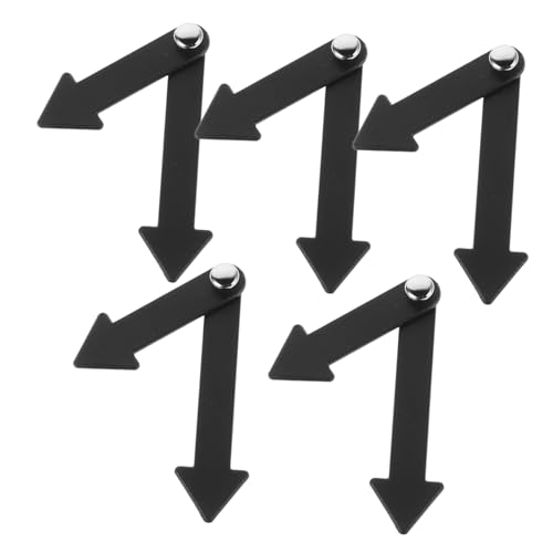 Kisangel 5 Stück Uhrzeiger aus Kunststoff DIY Uhr Teile Kinderfreundliche Uhrzeiger DIY Zeit Uhr Lehrmittel Uhr Basteln mit Uhrzeigern Schulprojekte Uhr nur Uhrzeiger Plastik Black Kisangel 5 Stück Uhrzeiger aus Kunststoff DIY Uhr Teile Kinderfreundliche Uhrzeiger DIY Zeit Uhr Lehrmittel Uhr Basteln mit Uhrzeigern Schulprojekte Uhr nur Uhrzeiger Plastik Black von Kisangel