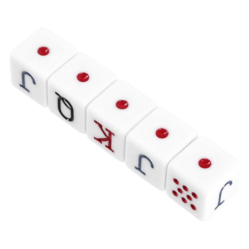 Kisangel 5 Stück Würfel-Stütze Spielwürfel Requisiten Pokerwürfel Requisiten tragbare Würfel Pokerwürfel-Requisite Würfelspiel Lügner Würfel Requisite Jetons Trinkspielwürfel Acryl Kisangel 5 Stück Würfel-Stütze Spielwürfel Requisiten Pokerwürfel Requisiten tragbare Würfel Pokerwürfel-Requisite Würfelspiel Lügner Würfel Requisite Jetons Trinkspielwürfel Acryl von Kisangel