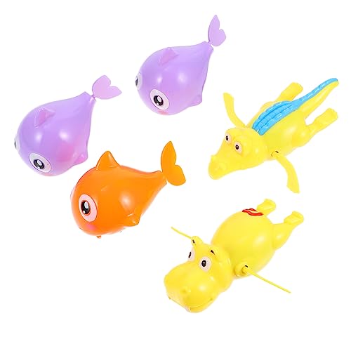 Kisangel 5 Stück aufziehbares Badespielzeug Babybadspielzeug Babybadewannenspielzeug Badespielzeug für Tiere Wasserspielzeug Badewanne Kunststoff Kunststoff Zufällige Farbe Kisangel 5 Stück aufziehbares Badespielzeug Babybadspielzeug Babybadewannenspielzeug Badespielzeug für Tiere Wasserspielzeug Badewanne Kunststoff Kunststoff Zufällige Farbe von Kisangel