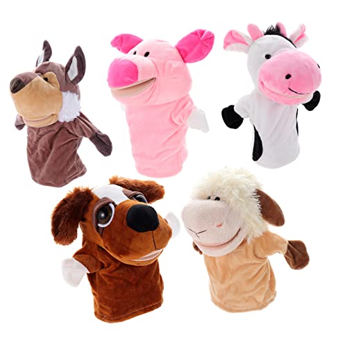 Kisangel 5 Stück tierische Marionette Baumwoll -Handpuppen Kinderpuppen Handpuppen für Handpuppen für Babys Fingerpuppe Handpuppe kurzer Plüsch Kisangel 5 Stück tierische Marionette Baumwoll -Handpuppen Kinderpuppen Handpuppen für Handpuppen für Babys Fingerpuppe Handpuppe kurzer Plüsch von Kisangel