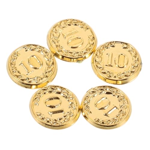 Kisangel 5 Stücke Miniatur Modell Sammlung Liefert Lustige Flipping Neuheit Spiel Entscheidung Kunststoff Goldene von Kisangel