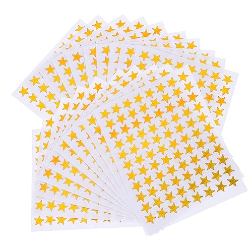 Kisangel 50 Blatt Goldene Stern Aufkleber für Kinderbelohnungen Selbstklebende für Kreative Projekte Schule und Mehr Sichere Hochwertige Etiketten für Spaß und Motivation Kisangel 50 Blatt Goldene Stern Aufkleber für Kinderbelohnungen Selbstklebende für Kreative Projekte Schule und Mehr Sichere Hochwertige Etiketten für Spaß und Motivation von Kisangel
