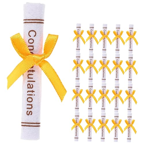 Kisangel 50 Stück Abschlusssaison-Souvenir-Ornament gratulieren abschluss Dekoration High-School-Abschlussbär Bookshelf Decor bücherregal Dekoration College -Abschlussfeierndekorationen von Kisangel